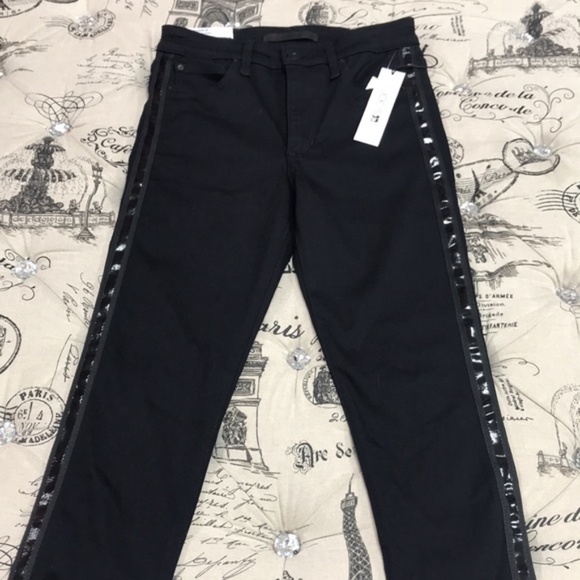 Joe's Jeans The Charlie Side Stripe Skinny Jeans - Picture 3 of 9